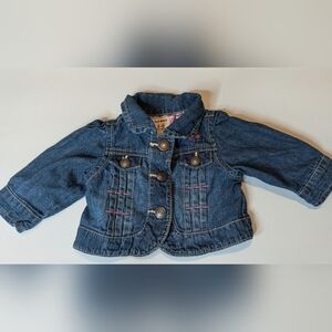 Old Navy Baby Girl Denim Jean Jacket Size 3-6 Months